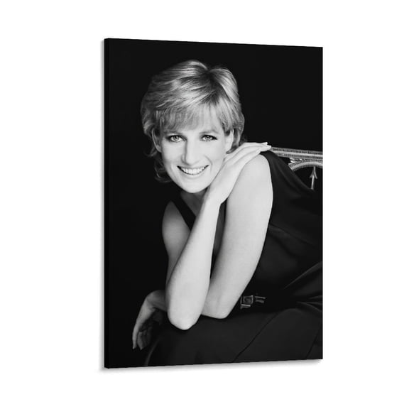Wives of British Princes Princess Diana Retro Poster Posters Wall Art Painting Canvas Gift Living Room Prints Bedroom Decor Poster Artworks 24x36inch(60x90cm)