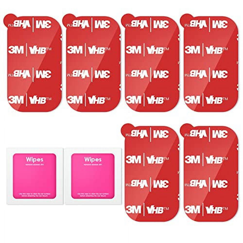 3M Vhb Sticky Adhesive Pads Replacement Mounting Tape 4 Pcs, Dashboard  Sticker Pads for Magnetic Phone Car Mount,Car Mount Adhesive,Double Sided  3M Adhesive Pads,Car Mount Sticker Tapes 