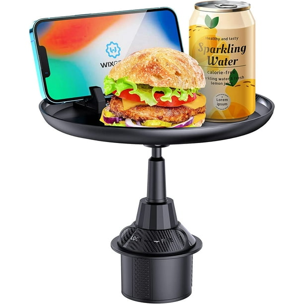 WixGear Car Cup Holder Tablet Mount - Adjustable Phone & Tablet Holder For 7" To 10.2" Screens, 360° Rotation