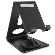 WixGear Premium Phone Holder for iPhones, Android Smartphones & Mini Tablets âSturdy Metal Phone Stand for Desk with Smart Cord Holder System