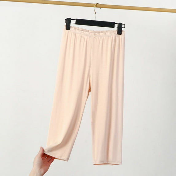 Wiyuqeen Baggy Yoga Capri Pants for Women Lightweight Yoga Pants Legging Elastic High Waist Casual Crop Pants Classic Solid Workout Pants Outside