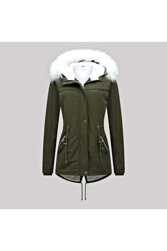 Bomber Jacket Women, College Jacket Teen Girls Winter with Cap Jacket Long Sleeve Warm Solid Color