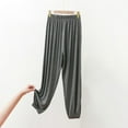thumbnail image 1 of Wiyuqeen Cinch Bottoms Lightweight Lounge Pants Women Comfy Loose Fit Loungewear Trousers Elastic High Waist Running Joggers Pants Black, 1 of 8