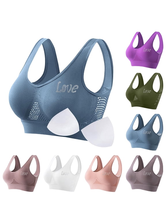 High Impact Sports Bras for Women Hot Drilling Running Bra Workout Crop Tank Tops Push up Longline Sports Bra with Removable Pads