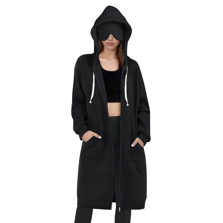 Générique Sweat Capuche Pour Femme Ample Confortable Hoodies Casual Couleur Unie Décontracté