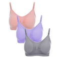 thumbnail image 1 of Wiyuqeen Nursing Bras for Women No Wire Support T-shirt Bras Cotton Comfort Bralettes Stretch Daily Full Figure Bras 3 Packs, 1 of 9