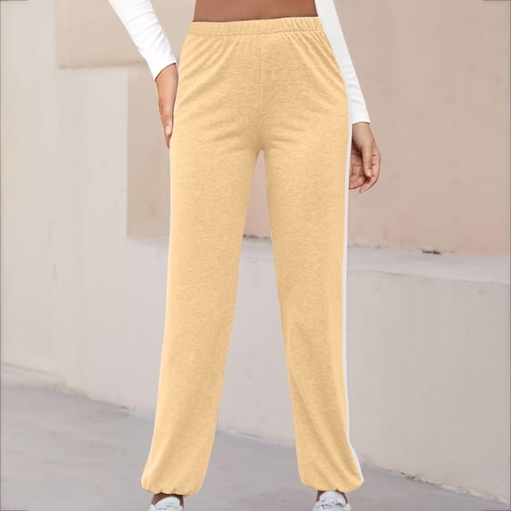 Wiyuqeen Plus Size Sweatpants for Women Casual Loose Fit Elastic Bottom Pants Ladies Fall Lounge Pants Comfy Long Pants