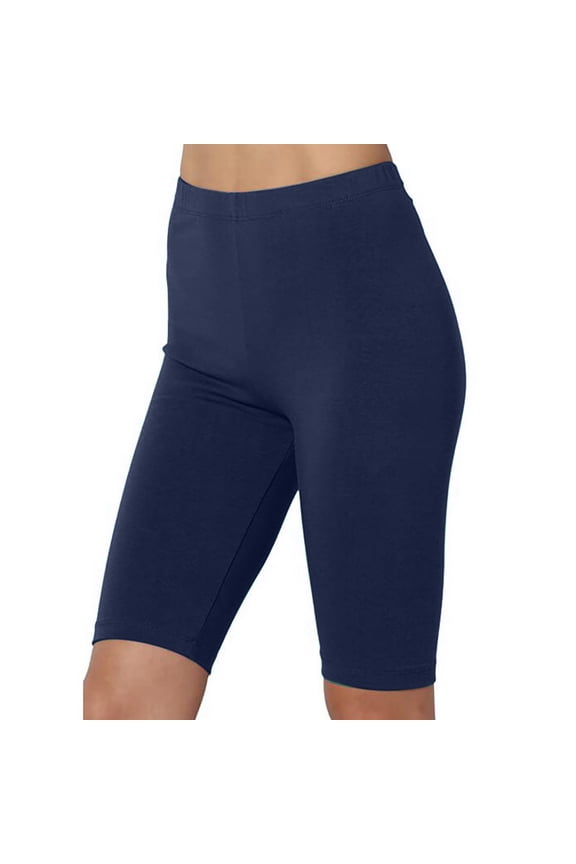Plus Sized Leggings for Women Casual Solid Color Knee Length Tight Running Pants Skins Friendly Sport Yoga Trousers High Waist Elastic Slacks