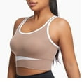 thumbnail image 1 of Wiyuqeen Posture Bras for Women Soft Trendy Criss Cross Sport Bras Casual Color Block Yoga Bralette Bra Comfy Wireless Push Up Bras Seamless Daily Bras, 1 of 7
