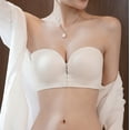 thumbnail image 1 of Wiyuqeen Strapless Bras for Women Front Closure Wireless Push Up T-shirt Bras Seamless Comfortable Bralettes Soft Everyday Full Figure Bandeu Bras, 1 of 8