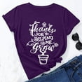 thumbnail image 1 of Wiyuqeen Teacher Shirts Women Stretchy Comfy Crew Neck T-shirts Petite Ladies Loose Fit Casual Short Sleeve Blouses Tops Trendy Graphic Tees Deals, 1 of 6