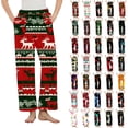 thumbnail image 1 of Wiyuqeen Women Fleece Pajama Pants Christmas Warm Lounge Pj Bottoms for Women Baggy Comzy Xmas Party Sleep Pants with Pockets, 1 of 5