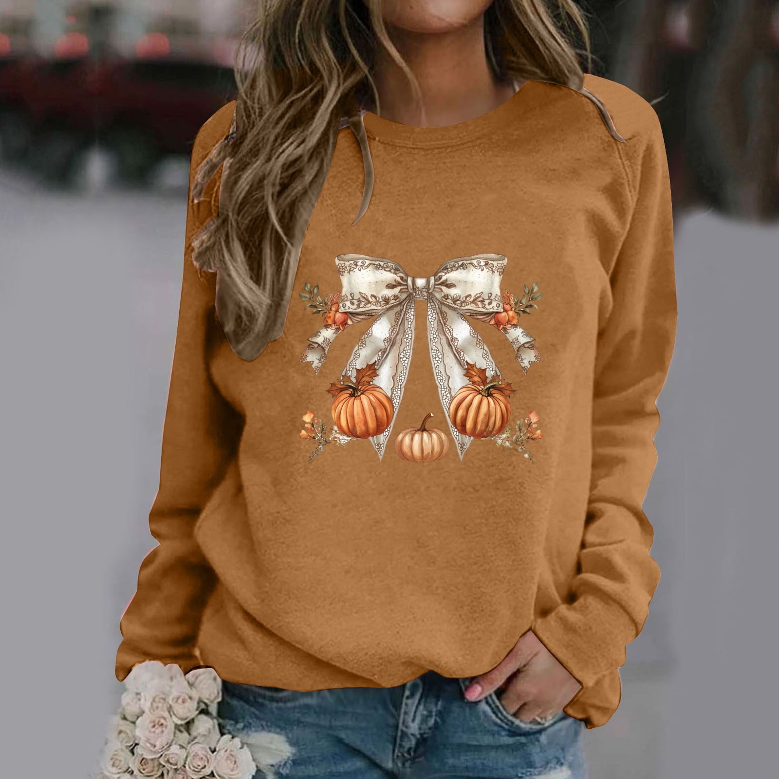 Wiyuqeen Women's Thanksgiving Shirts Raglan Long Sleeve Tops Blouses ...