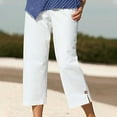 thumbnail image 1 of Wiyuqeen Women's Wide Leg Pants High Elastic Waisted Business Work Trousers Summer Casual Loose Lounge Pants Long Straight Linen Pants, 1 of 9