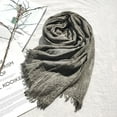 thumbnail image 1 of Wiyuqeen Womens Cotton Linen Scarves Lighweight Scarf for Four Season Elegant Plain Oversized Shawl Wrap Dressy Casual Scarf, 1 of 3