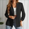 thumbnail image 1 of Wiyuqeen Womens Fitted Blazer Fall Casual Business Jackets Long Sleeve Open Front Suit Jackets Work Clothes with Pockets, 1 of 3