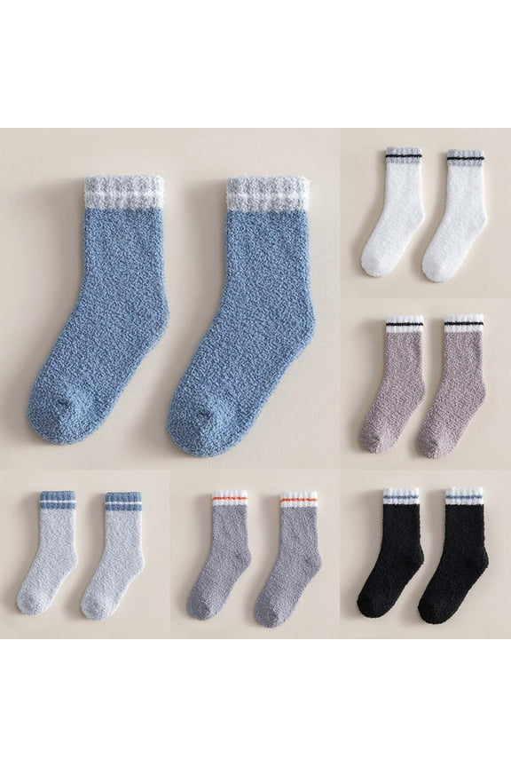Womens Fuzzy Socks Ladies Warm Slipper Socks Casual Thermal Cozy Socks Teen Girl Winter Socks Non Slip Fuzzy Socks