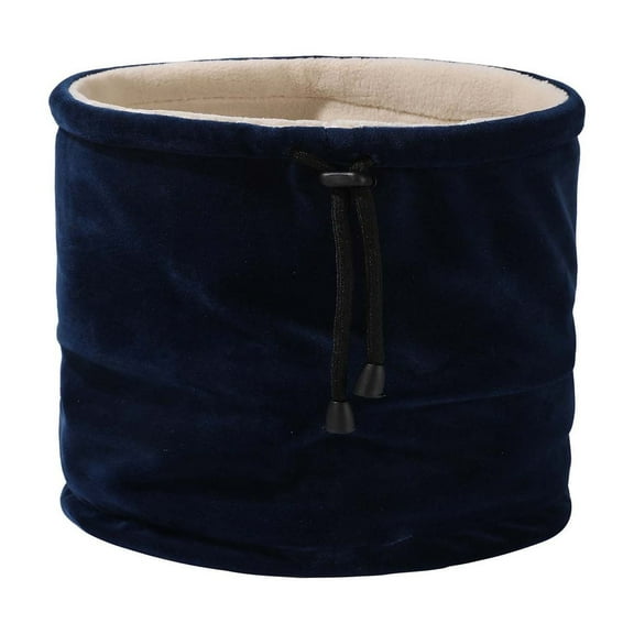 Wiyuqeen Womens Neck Face Scarf Fleece Lined Neck Gaiter Warmer Winter Neck Scarves Solid Drawsstring Covering for Cold Weather Gifts