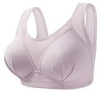 thumbnail image 1 of Wiyuqeen Womens Plus Sized Bras Sagging Prevention Bras Casual Thin Wireless Push Up Bras Solid Daily Bralettes Breathable Full Cup Tshirt Bras, 1 of 2
