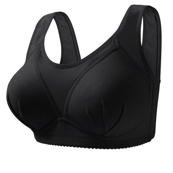 Wiyuqeen Womens Plus Sized Bras Sagging Prevention Bras Casual Thin Wireless Push up Bras Solid Daily Bralettes Breathable Full Cup Tshirt Bras