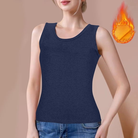 Wiyuqeen Womens Tank Tops Sleeveless Camisoles Crew Neck Solid Color Camis Yoga Slim Fit Tanks Plus Size Summer Stretchy Tanks