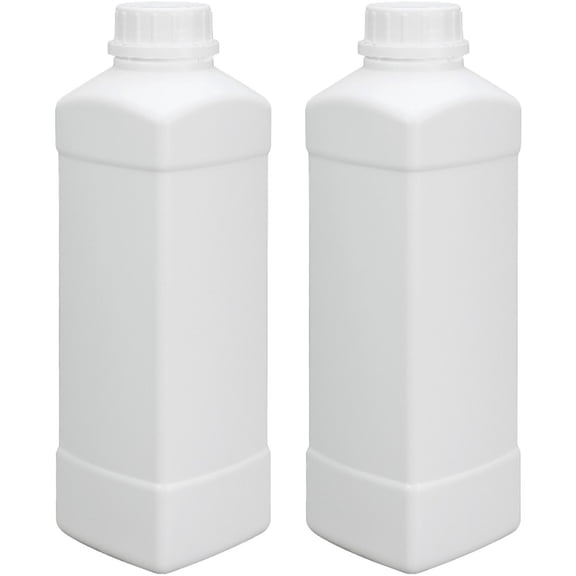 Wiywef 1000ML Empty HDPE Plastic bottle with lid Leakproof packaging container for liquid Laundry detergent Food Grade Bottle