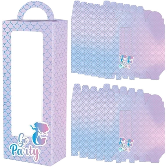 Mermaid Favor Boxes for Party Occasions