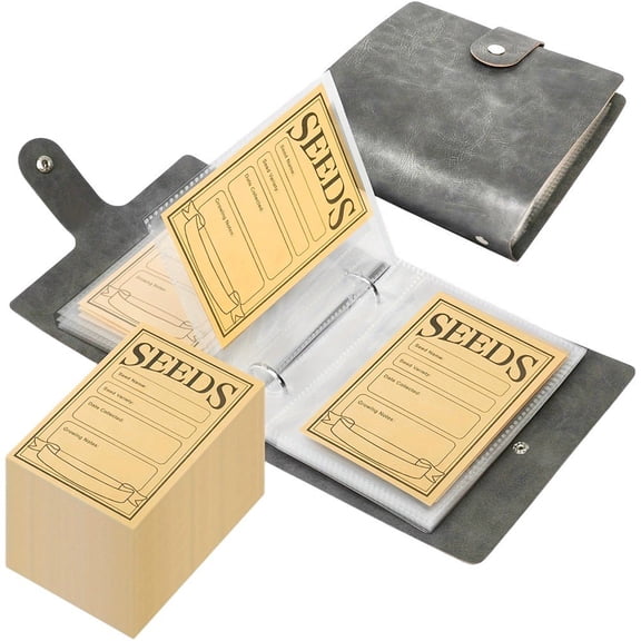 Wiywef 50Pcs Resealable Seed Envelopes Kraft Paper Seed Packets For Seed Storage Vegetable Plants Garden Seeds