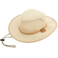 thumbnail image 1 of Wiywef Breathable Mesh Cowboy Hat Wide Brim Jazz Hat for Summer Outdoor Fishing Hiking, 1 of 7