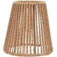 thumbnail image 1 of Wiywef Hand-woven Pendant Lamp Shade Boho Style Ceiling Pendant Lamp Cover Paper Rope Lamp Shade For Ceiling/Wall/Table Lamps, 1 of 7