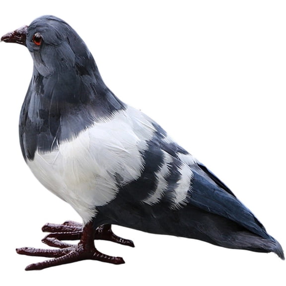 Wiywef Pigeon Statue Animal Figurine Simulation Pigeon Figurine Artwork Dove Sculpture For Party Landscape Hallway Yard Balcony