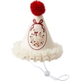 thumbnail image 1 of Wiywef Princess Conical Tulle Birthday Hat Non-Woven Fabric Party Cap for Themed Events Photo Props, 1 of 7