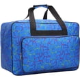 thumbnail image 1 of Wiywef Sewing Machine Carrying Case Sewing Machine Travel Tote Bag with Front Pocket Portable Sewing Machine and Accessories Storage Bag(Blue), 1 of 7