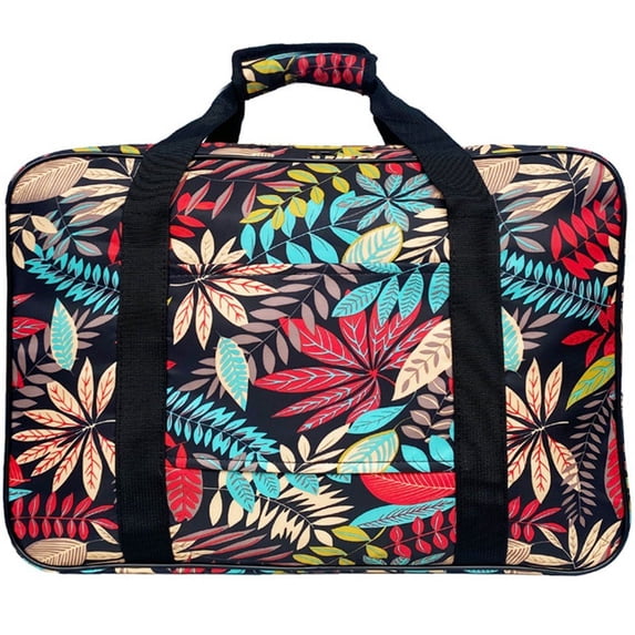 Wiywef Sewing Machine Carrying Case Universal Sewing Machine Tote Bag with Front Pocket Portable Storage Bag for Sewing Machine and Accessories