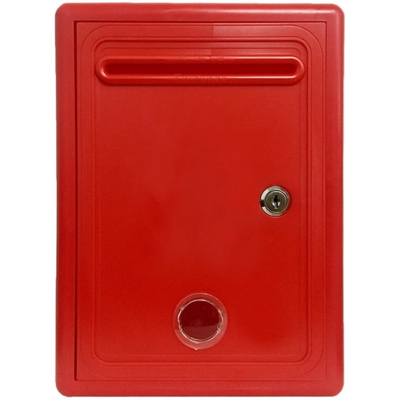 Wiywef Suggestion Box Wall Mounted Comment Box Multi-Purpose Complaint Box With Key Lock, Waterproof Ticket Box