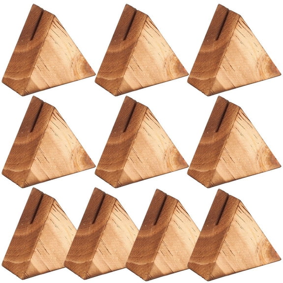 Wiywef Wood Photo Holder Wedding Table Number Holder Message Card Stand Place Card Stand Office Memo Card Holder Desk Decoration