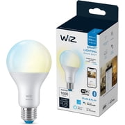 WiZ Connected Color 100W A21 Smart WiFi Light Bulb, Dimmable 2700K - 6500K + RGB, 16 Million Colors,Works Alexa, Google Assistant, and Siri Shortcuts, No Hub Required, White 604280, 1 Bulb 1 Count Pack of 1 A21 Tunable White