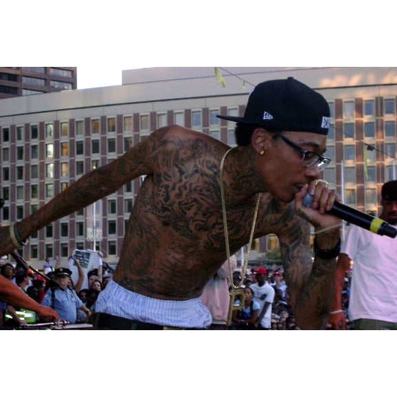 Wiz Khalifa Movie Poster Metal Print 12x16 Large Print On Metal 12x16 Square Adults Best Posters