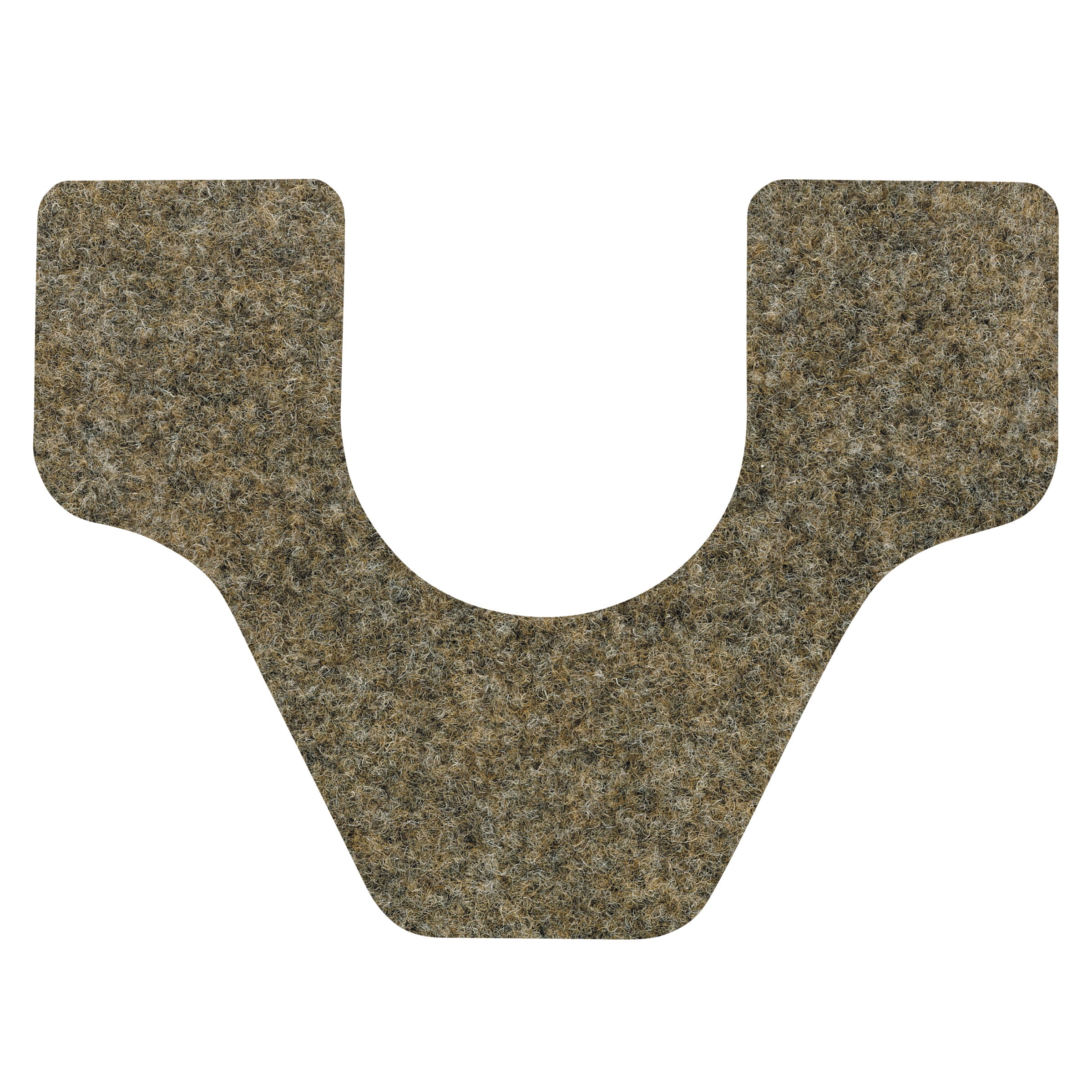 WizKid Brown Antimicrobial Commode Floor Mats, 28 count