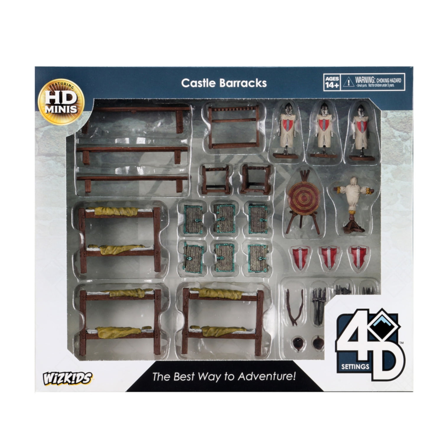 Castle Barracks Pre-Painted Miniature RPG Accessory Set