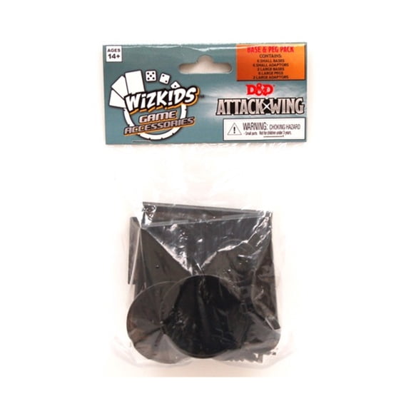 WizKids Attack Wing - Base & Peg Set, Black New