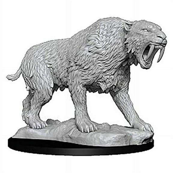 Wizkids WZK90272 WZK Deep Cut Saber-Toothed Tiger W14 Miniature