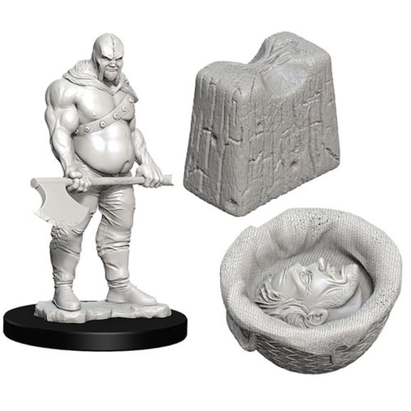 WizKids: Deep Cuts Unpainted Miniatures: Executioner & Chopping Block