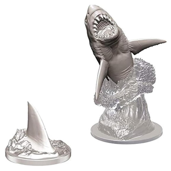 WizKids Deep Cuts Unpainted Miniatures: Wave 9: Shark