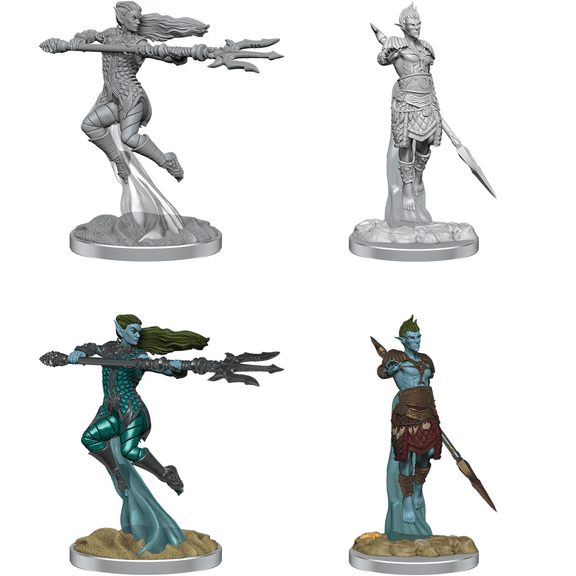Dungeons & Dragons Nolzur's Marvelous Unpainted Miniatures: Sea Elf Fighters
