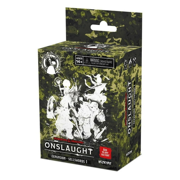 WizKids WZK89707 Dungeons & Dragons Onslaught Skirmish Sellswords Expansion Miniatures Game