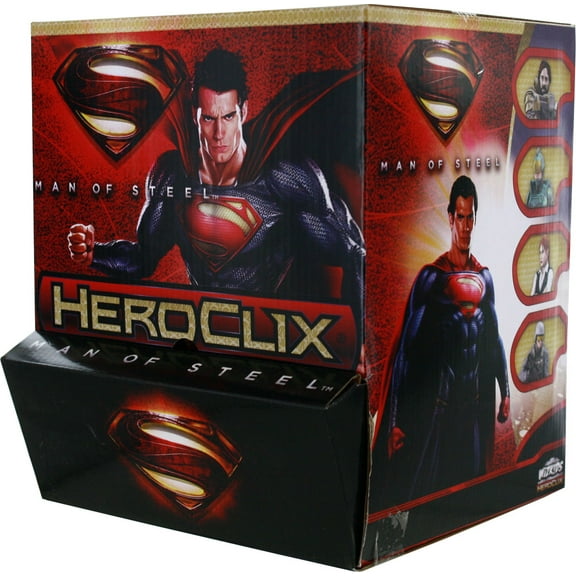 WizKids Man of Steel Gravity Feed Booster Pack (Case - 24 Packs) New