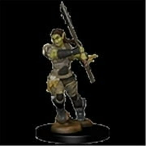 Pathfinder: Deep Cuts Unpainted Miniatures: Half-Orc Female Barbarian