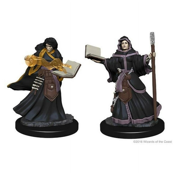 WizKids WZK72619 Dungeons & Dragons Nolzurs Marvelous Unpainted Human Female Wizard W1 Miniature