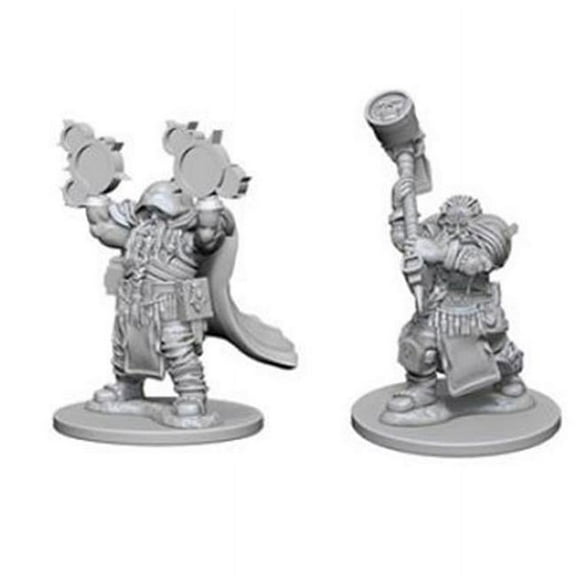 WizKids WZK72624 Dungeons & Dragons Nolzurs Marvelous Unpainted Dwarf Male Cleric Miniature